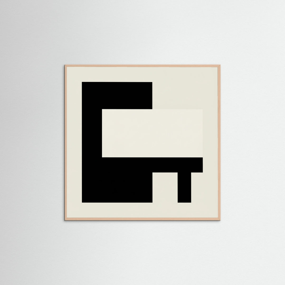 Rose Wood Square Monochrome Balance