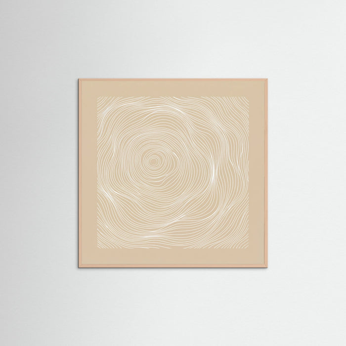 Rose Wood Square Organic Echoes