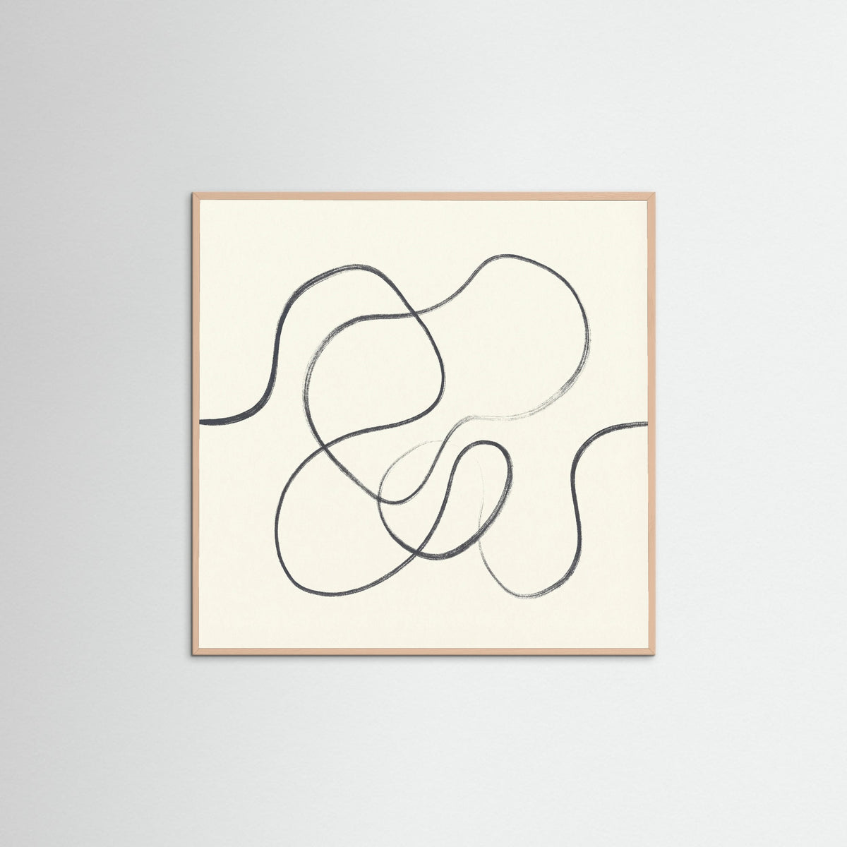 Rose Wood Square Organic Flow Beige