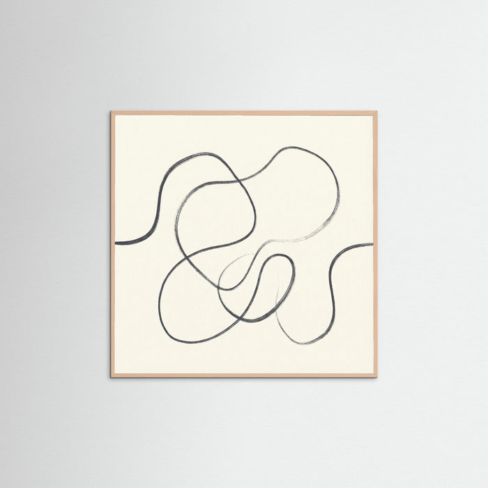 Rose Wood Square Organic Flow Beige