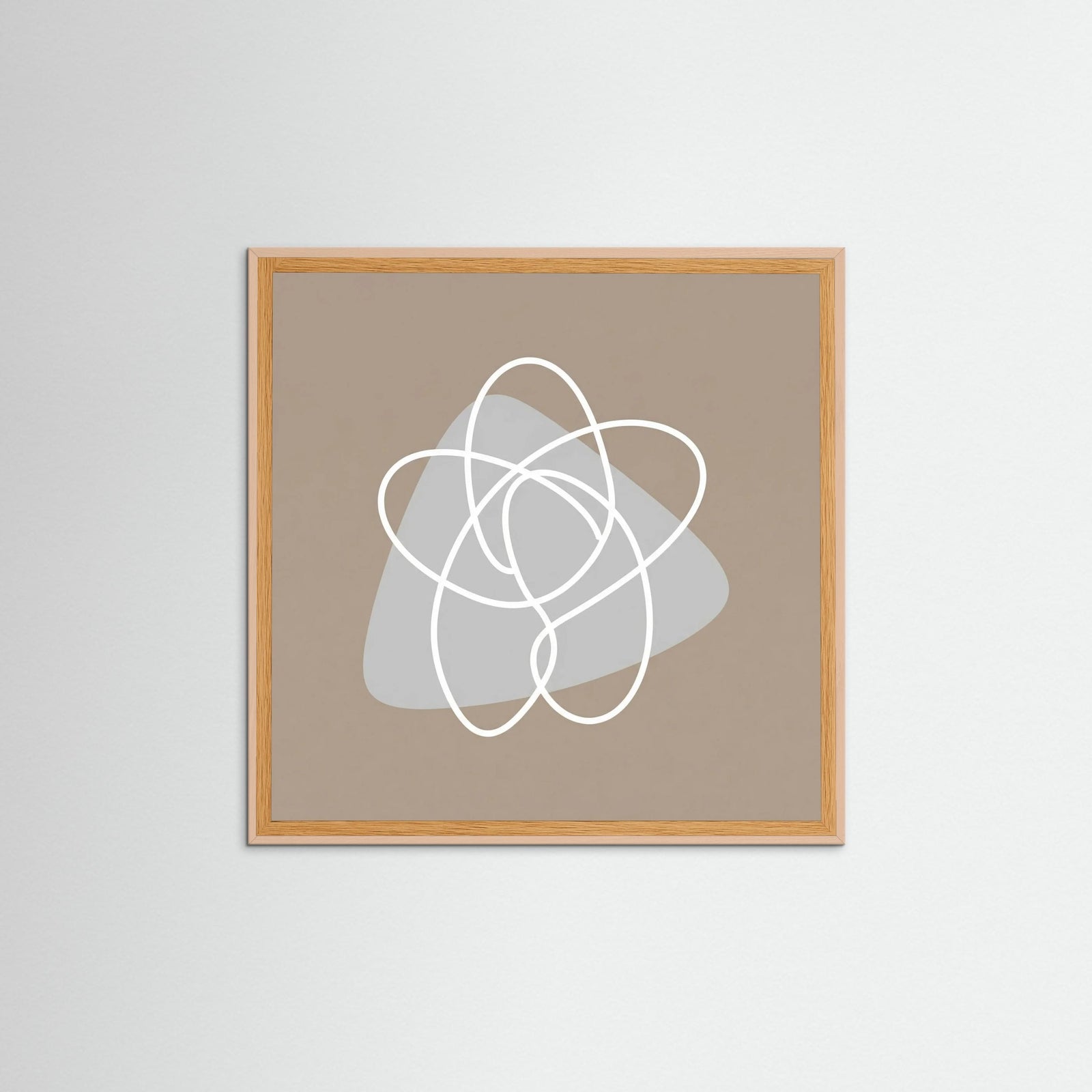 Rose Wood Square Organic Flow