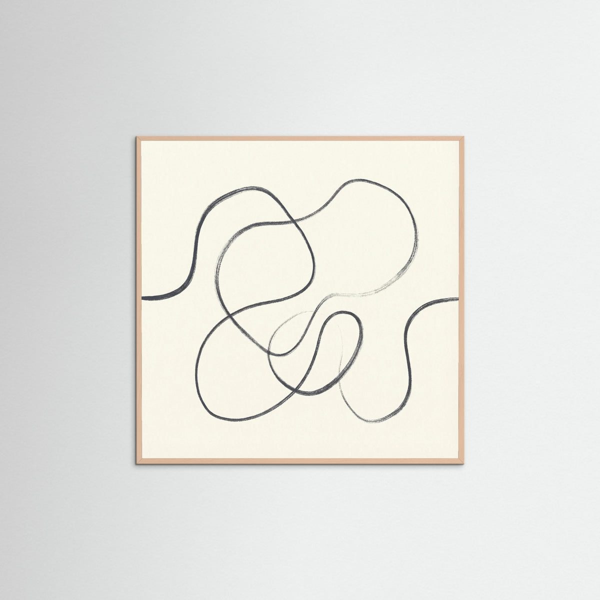 Rose Wood Square Organic Flow