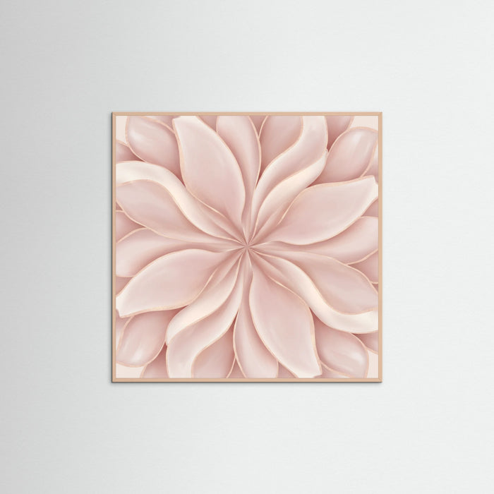 Rose Wood Square Rose Embrace