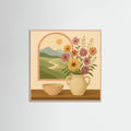 Rose Wood Square Rustic Elegance