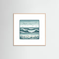 Rose Wood Square Silent Waves