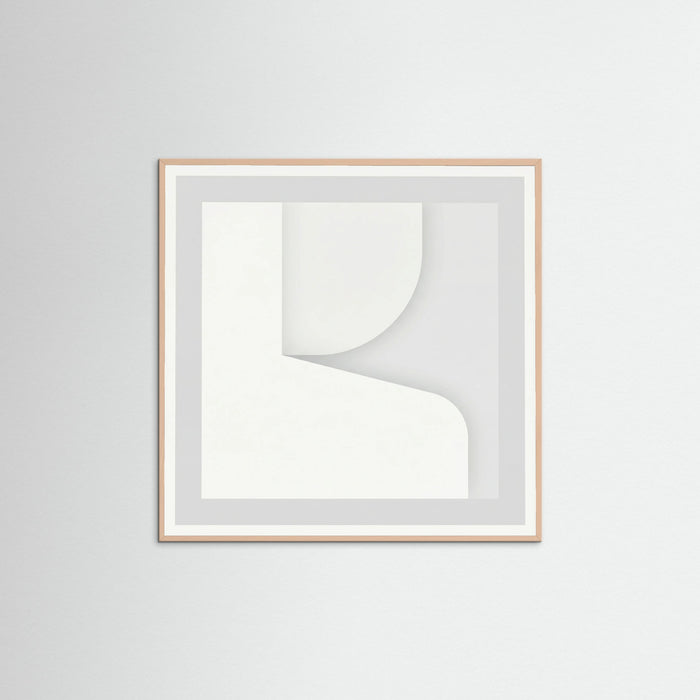 Rose Wood Square Soft Abstraction