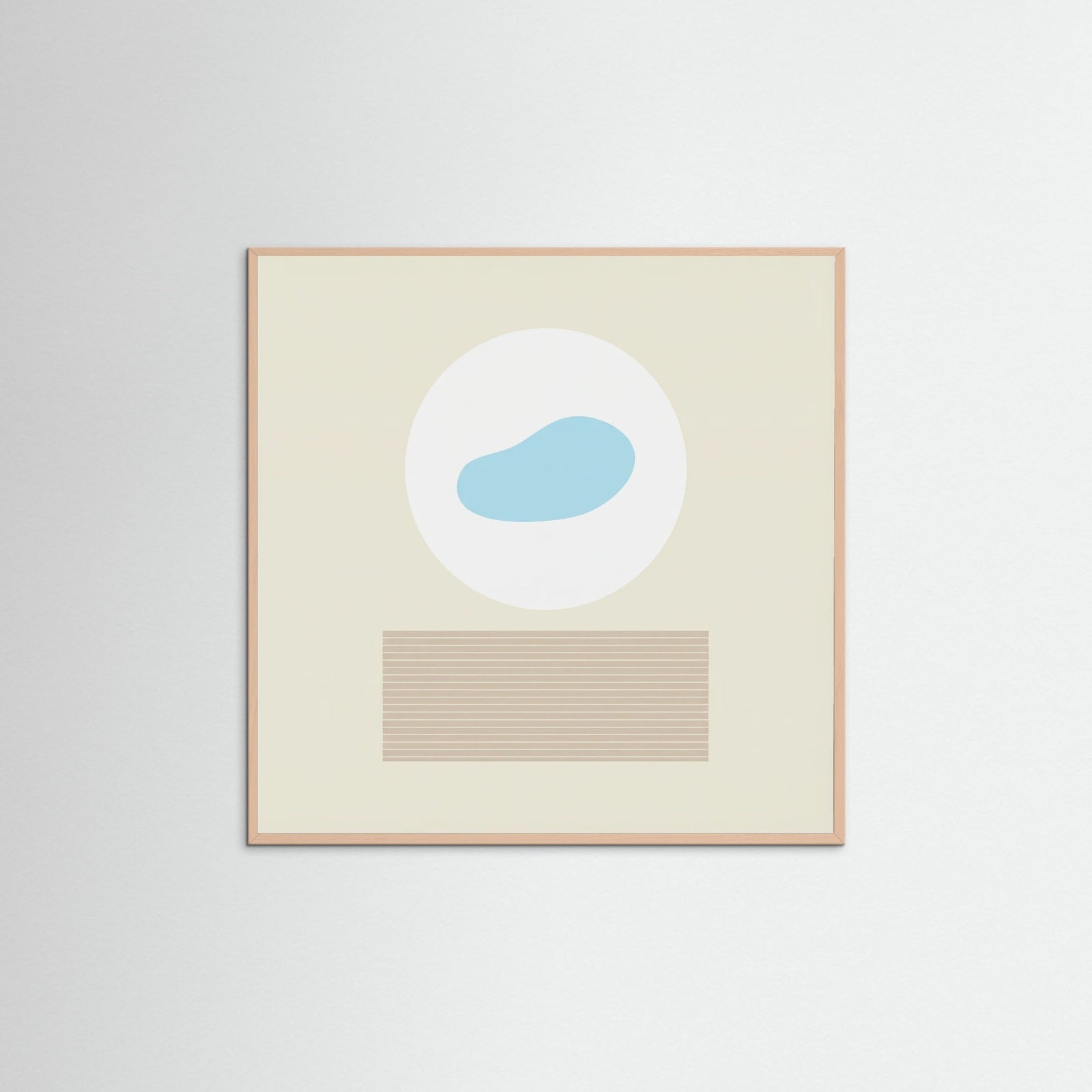 Rose Wood Square Soft Horizons