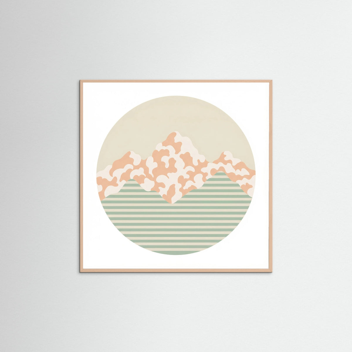 Rose Wood Square Soft Patterns