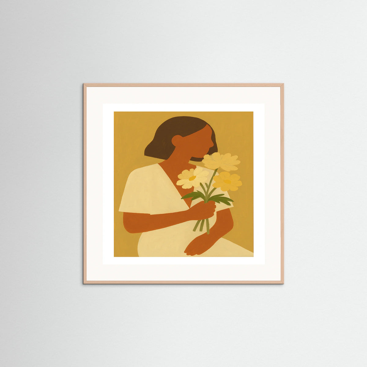 Rose Wood Square Soft frame