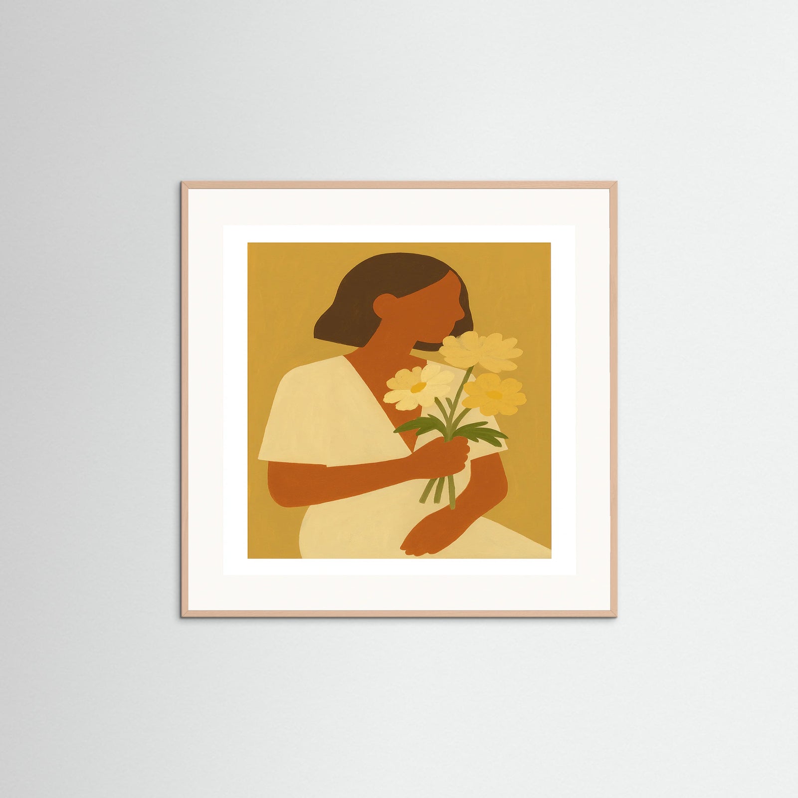 Rose Wood Square Soft frame