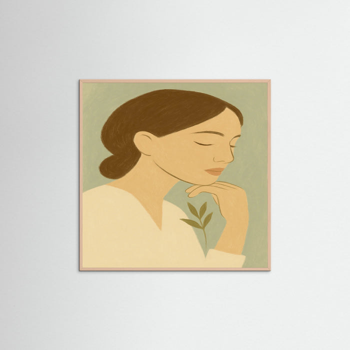 Rose Wood Square Soft gaze