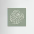 Rose Wood Square Verdant Outline
