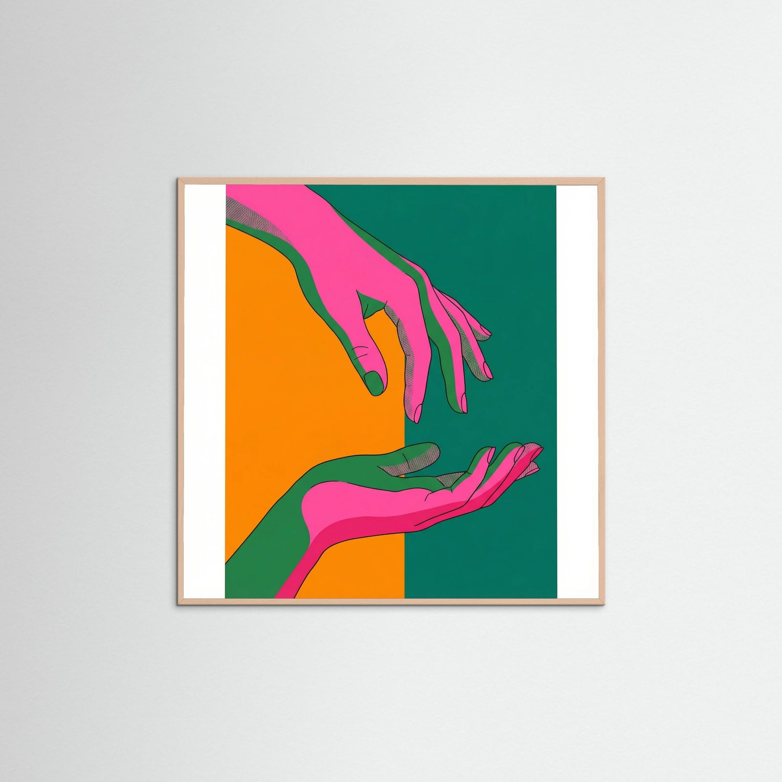 Rose Wood Square Vivid Vision