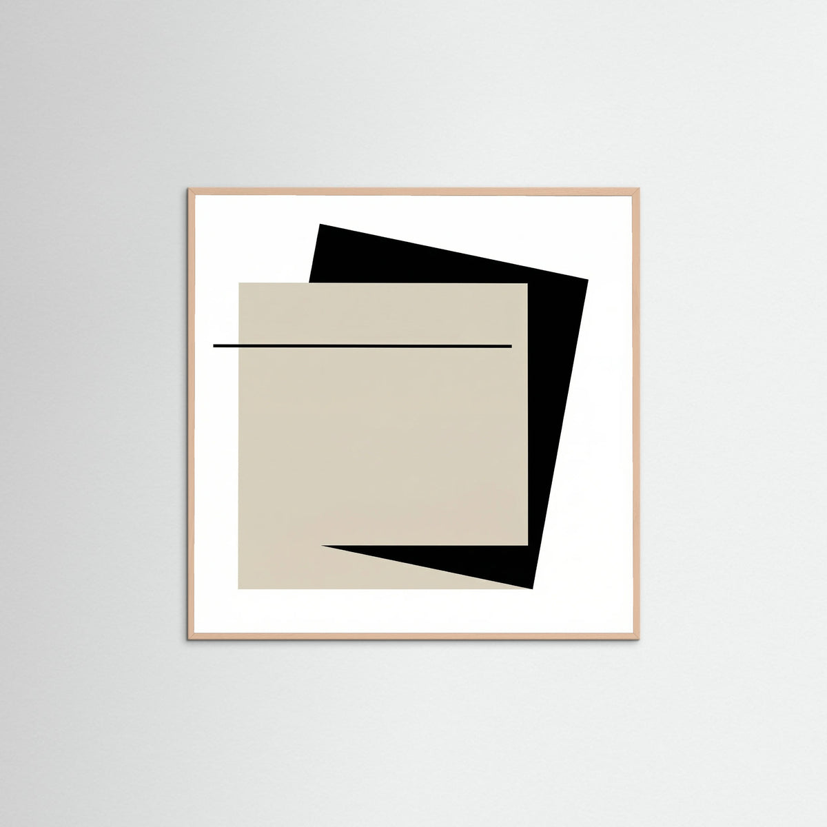 Rose Wood Square Void Structure