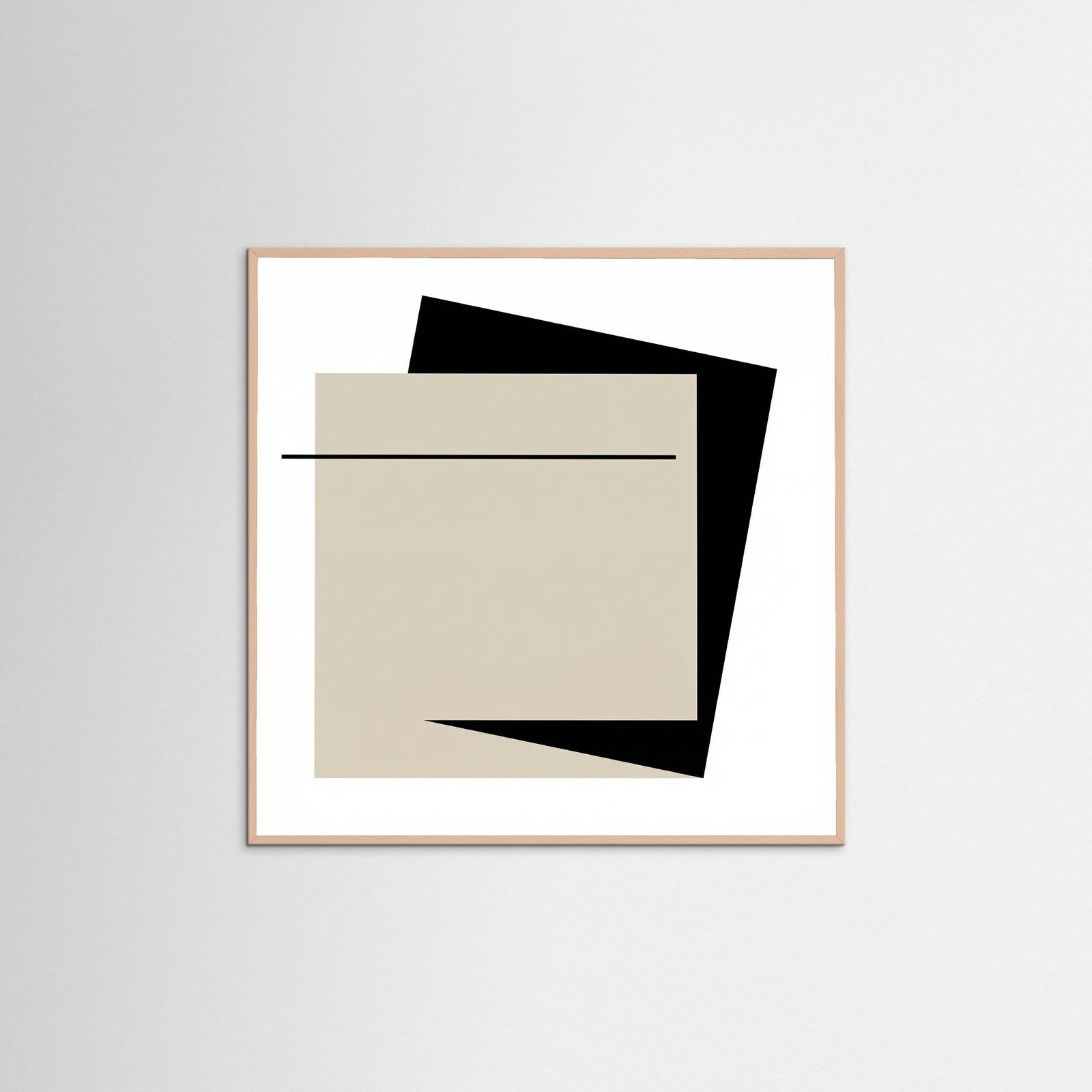 Rose Wood Square Void Structure