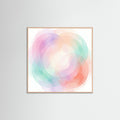 Rose Wood Square Woven Aura
