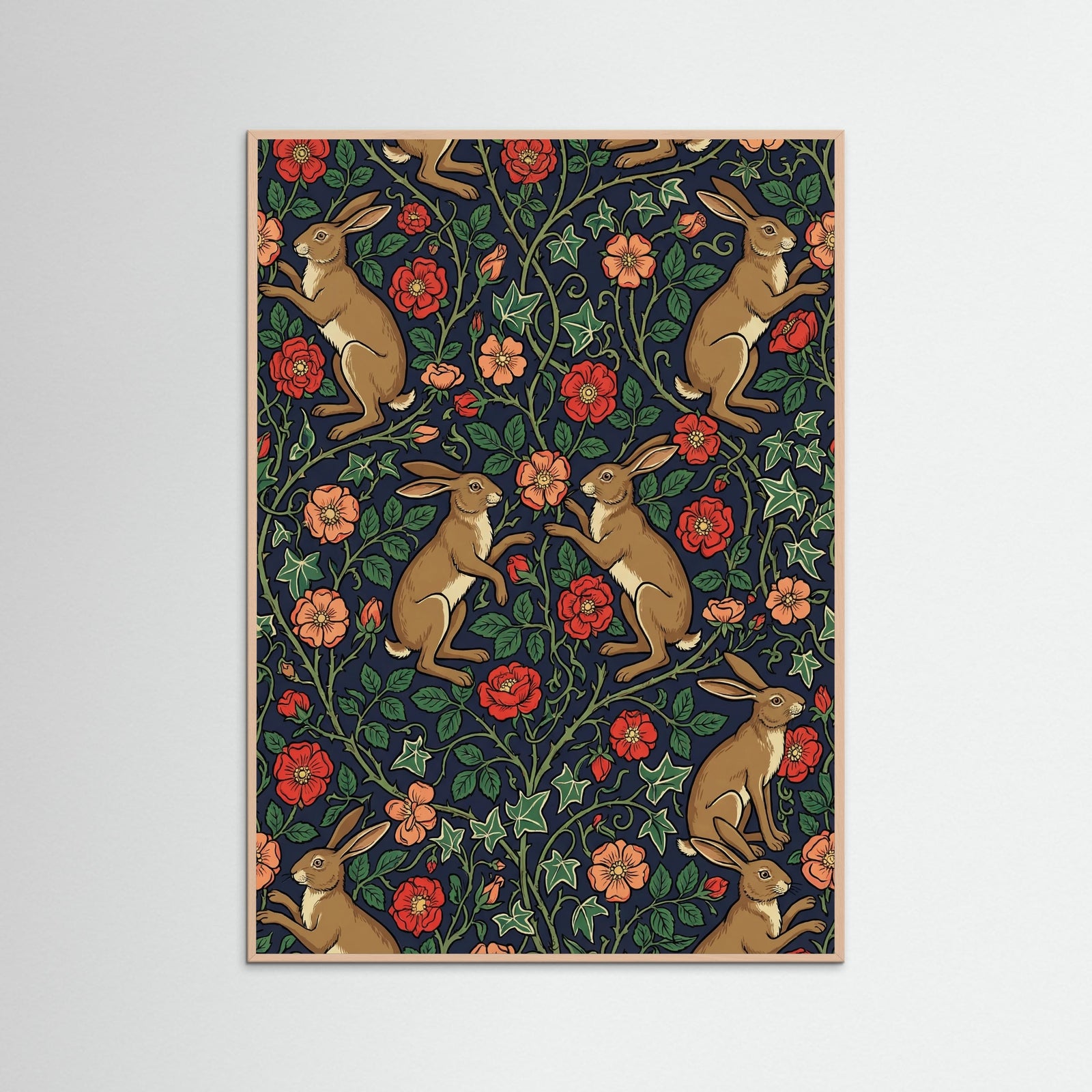 Rose Wood Strawberry Thief Pattern