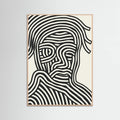Stripe Portrait Poster – poster and art print