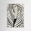 Striped Coat Poster – plakat og kunsttryk