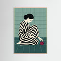 Rose Wood Striped Contemplation