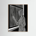 Rose Wood Striped Contemplation