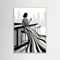 Rose Wood Striped Elegance