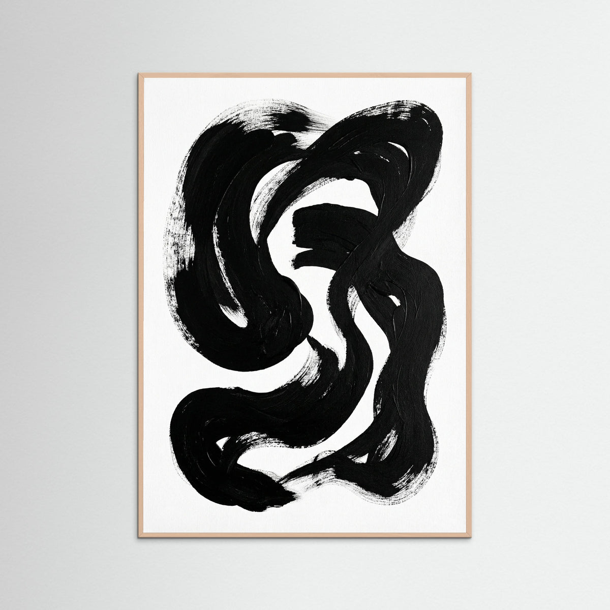 Rose Wood Striped Form Black