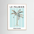 Striped Palm Tree -juliste – juliste ja taidepainatus