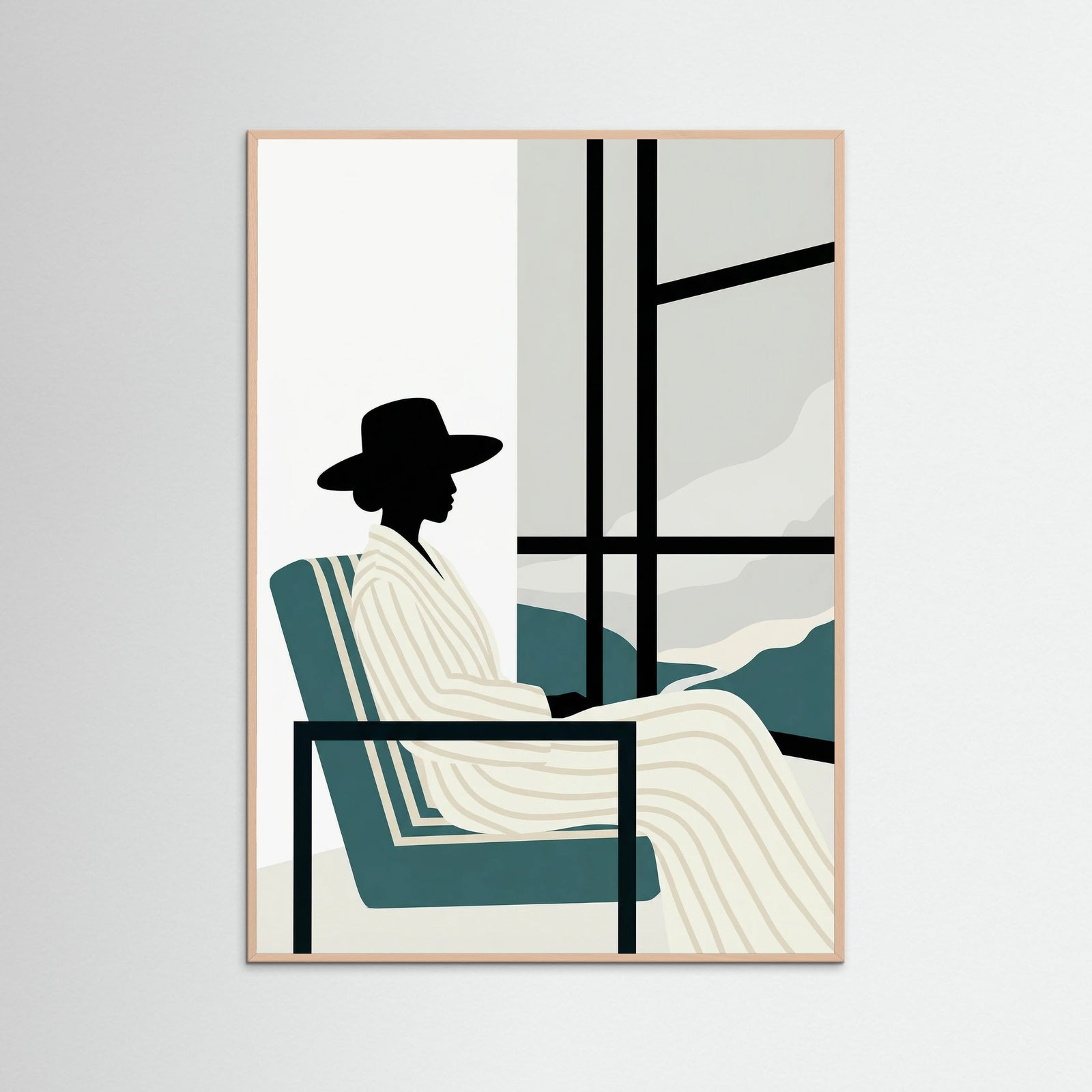 Rose Wood Striped Repose