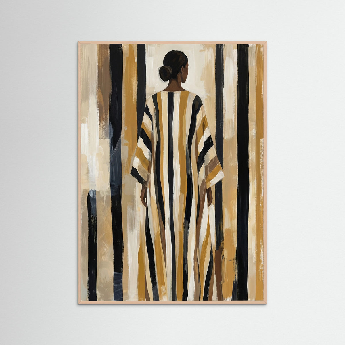 Rose Wood Striped Serenity Brown