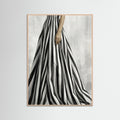 Rose Wood Striped Silhouette Black