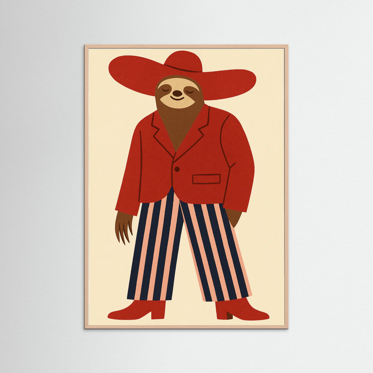 Rose Wood Stylish Sloth