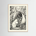 Rose Wood Submerged Moomin Home