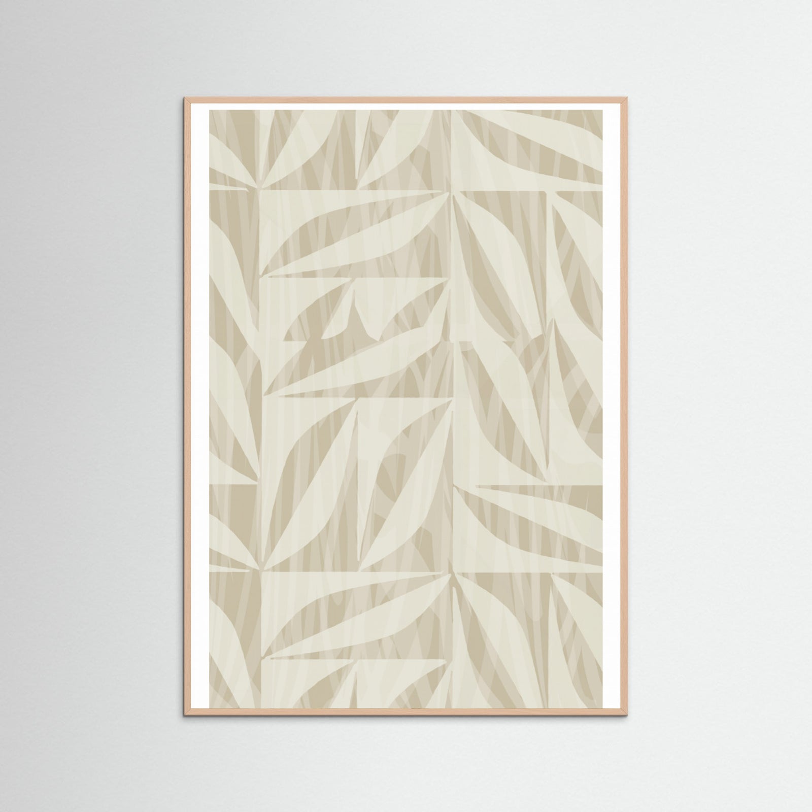 Rose Wood Subtle Botanical Pattern 2 Poster