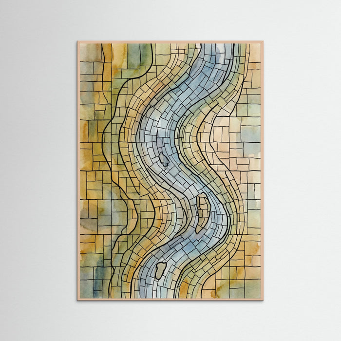 Rose Wood Subtle Tessellations