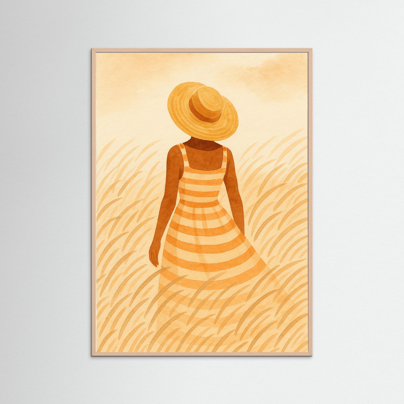 Rose Wood Summer Silhouette