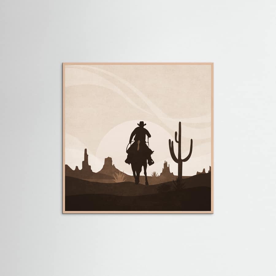 Rose Wood Sunset Poster