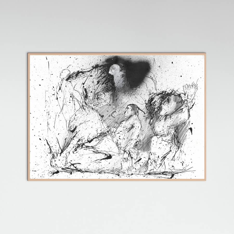 Surrealist Drawing Poster – poster and art print