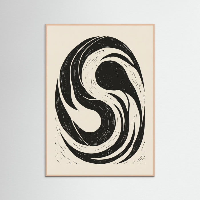 Rose Wood Swirling Form