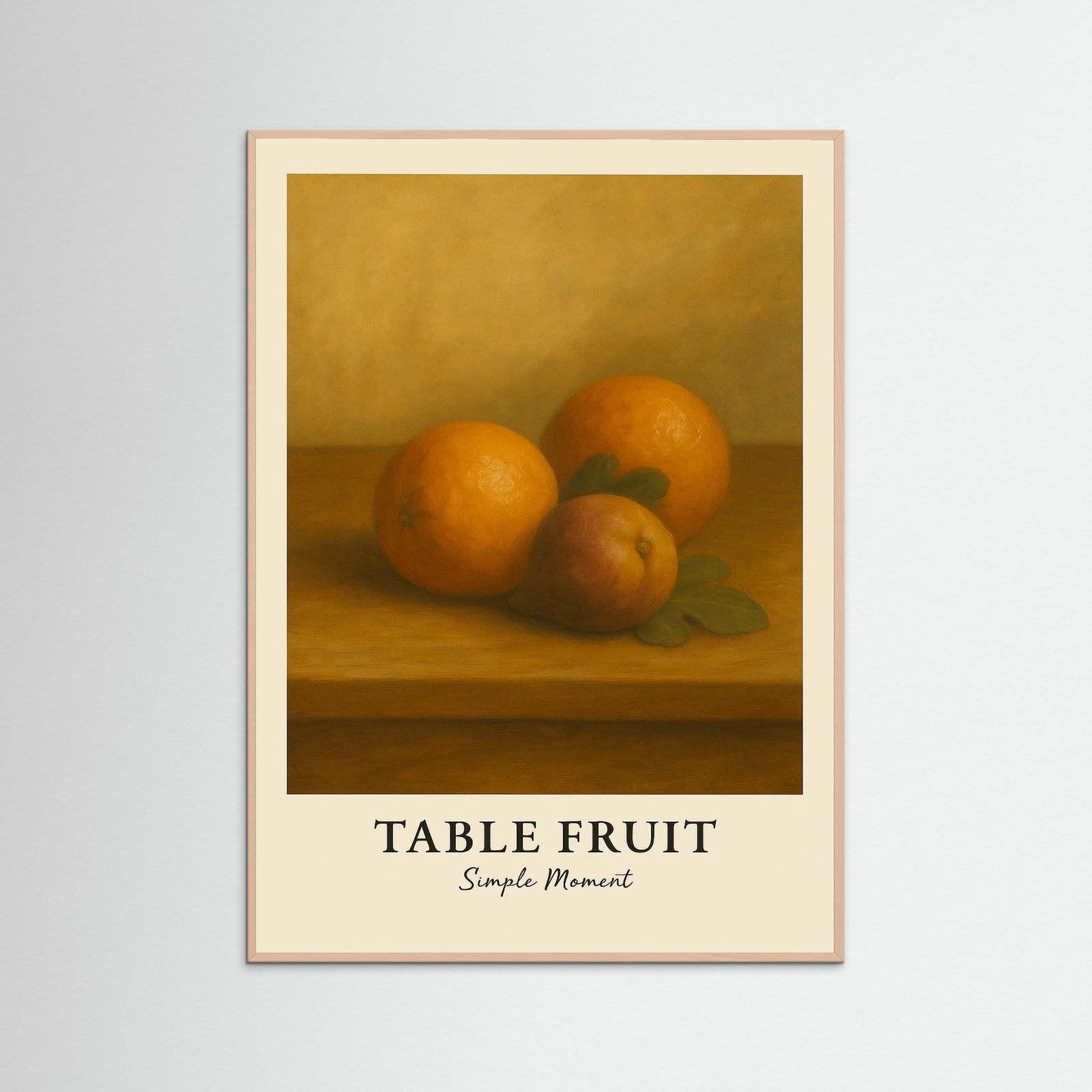 Rose Wood Table fruit