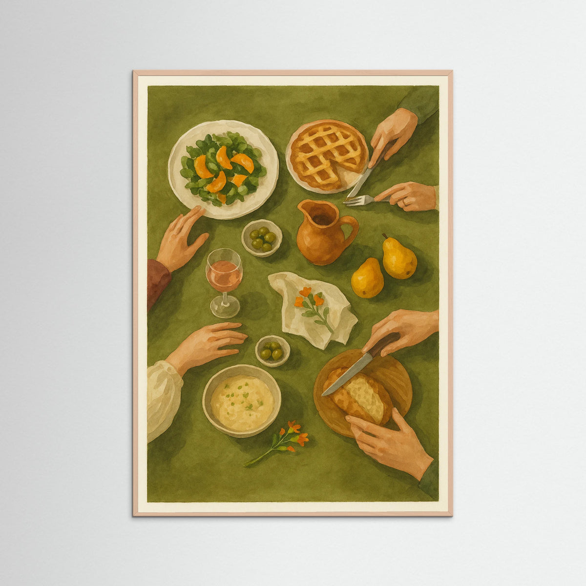 Rose Wood Tea Time Arrangement 1