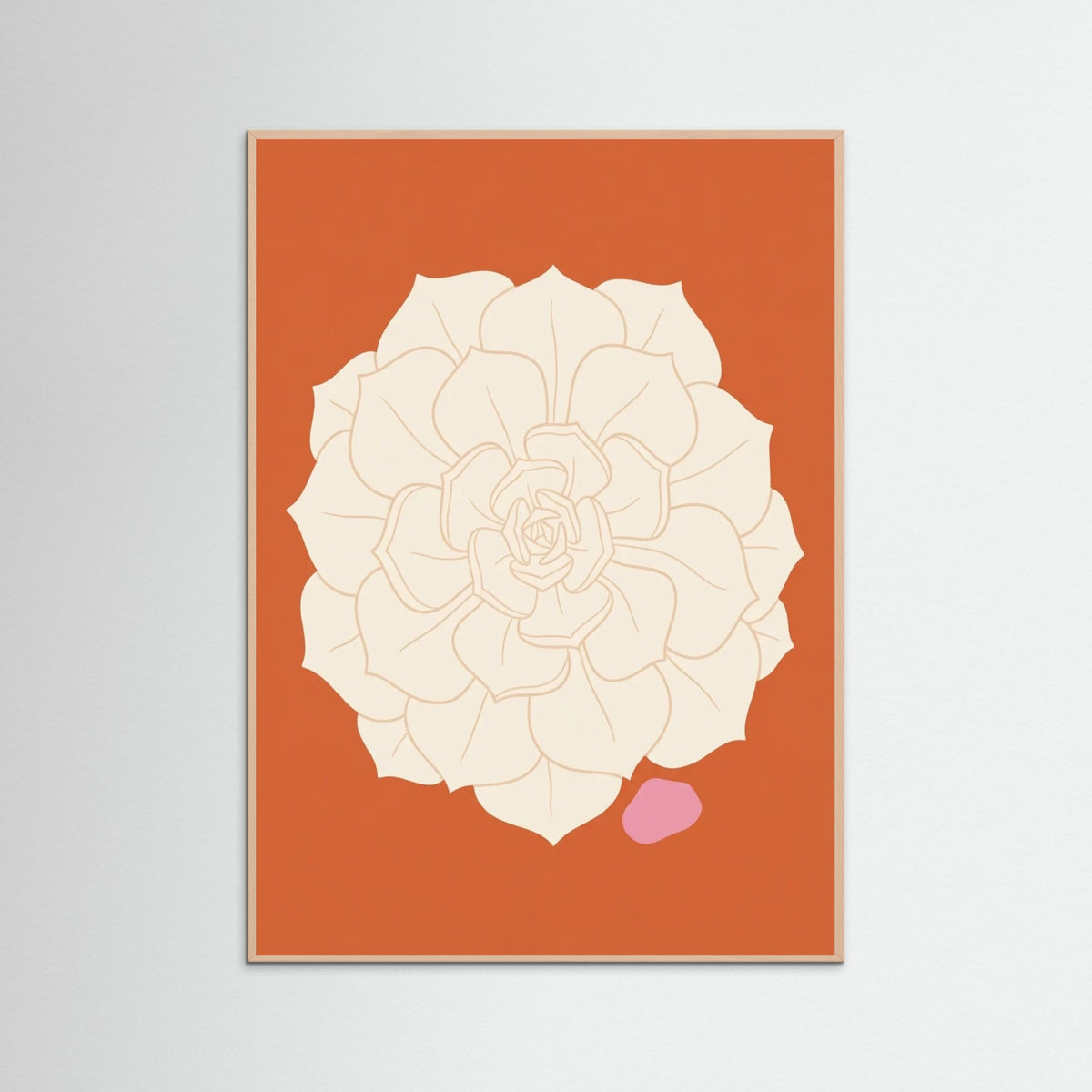 Rose Wood Terracotta Frond