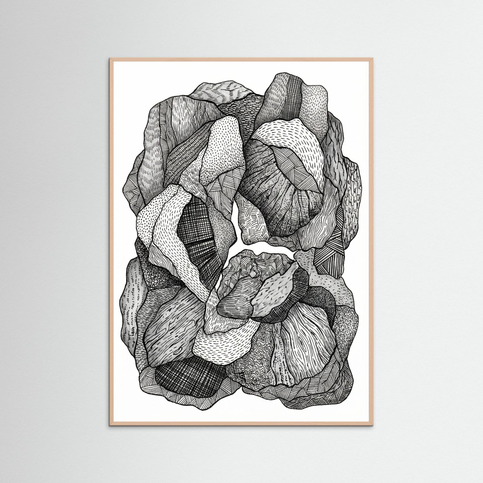 Rose Wood Textural Flow