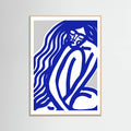 The Silence (Blue) Poster – plakat og kunsttryk