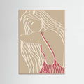 The summer girl Poster – poster and art print