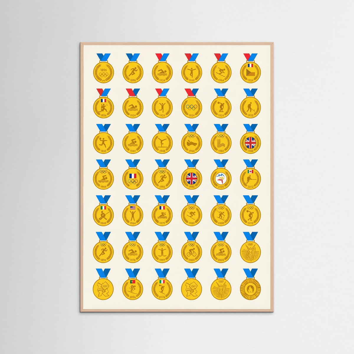 Rose Wood Tour de France Jerseys