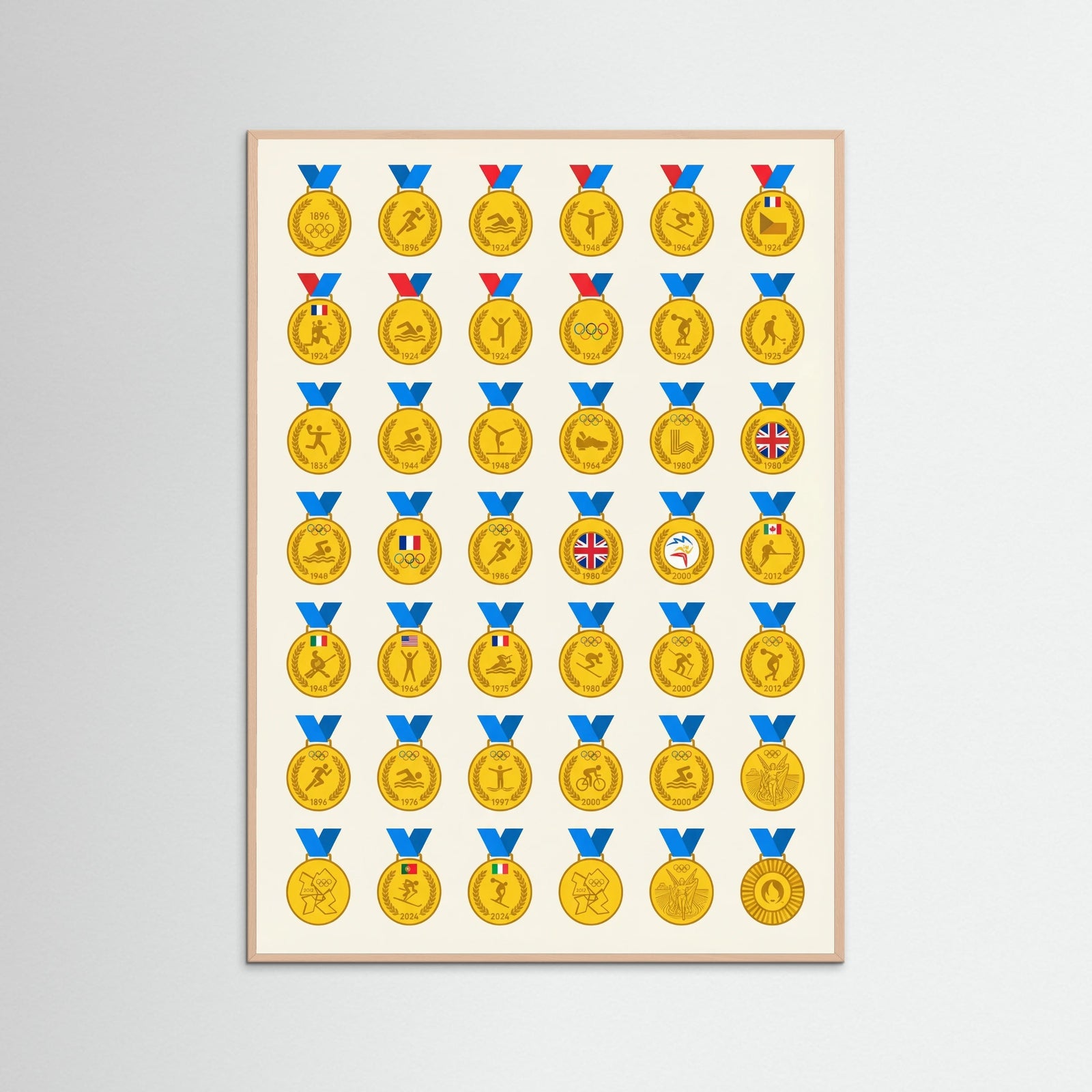 Rose Wood Tour de France Jerseys