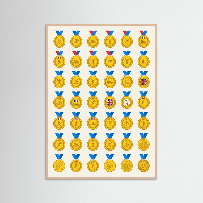 Tour de France Jerseys – poster och konsttryck