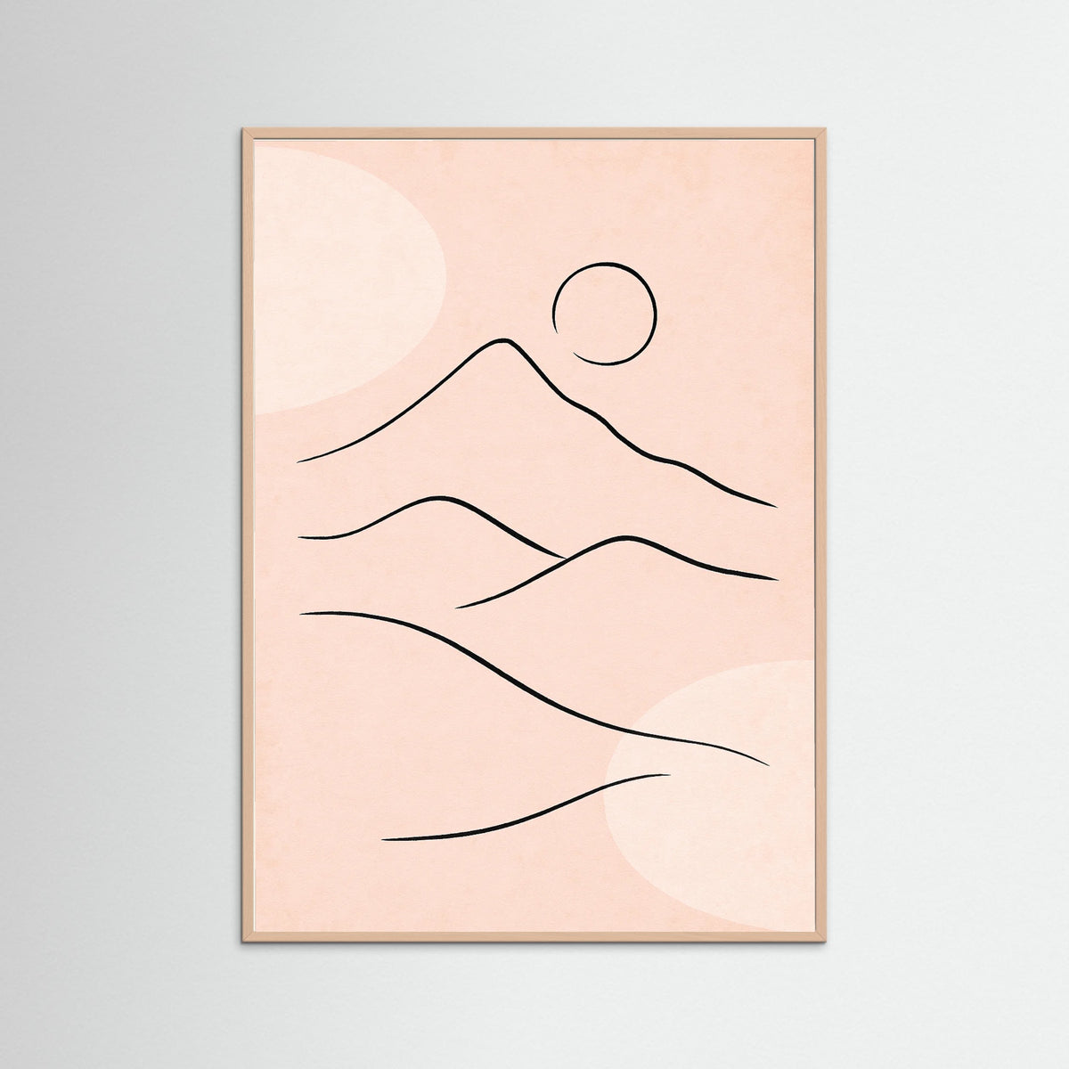 Rose Wood Tranquil Outline