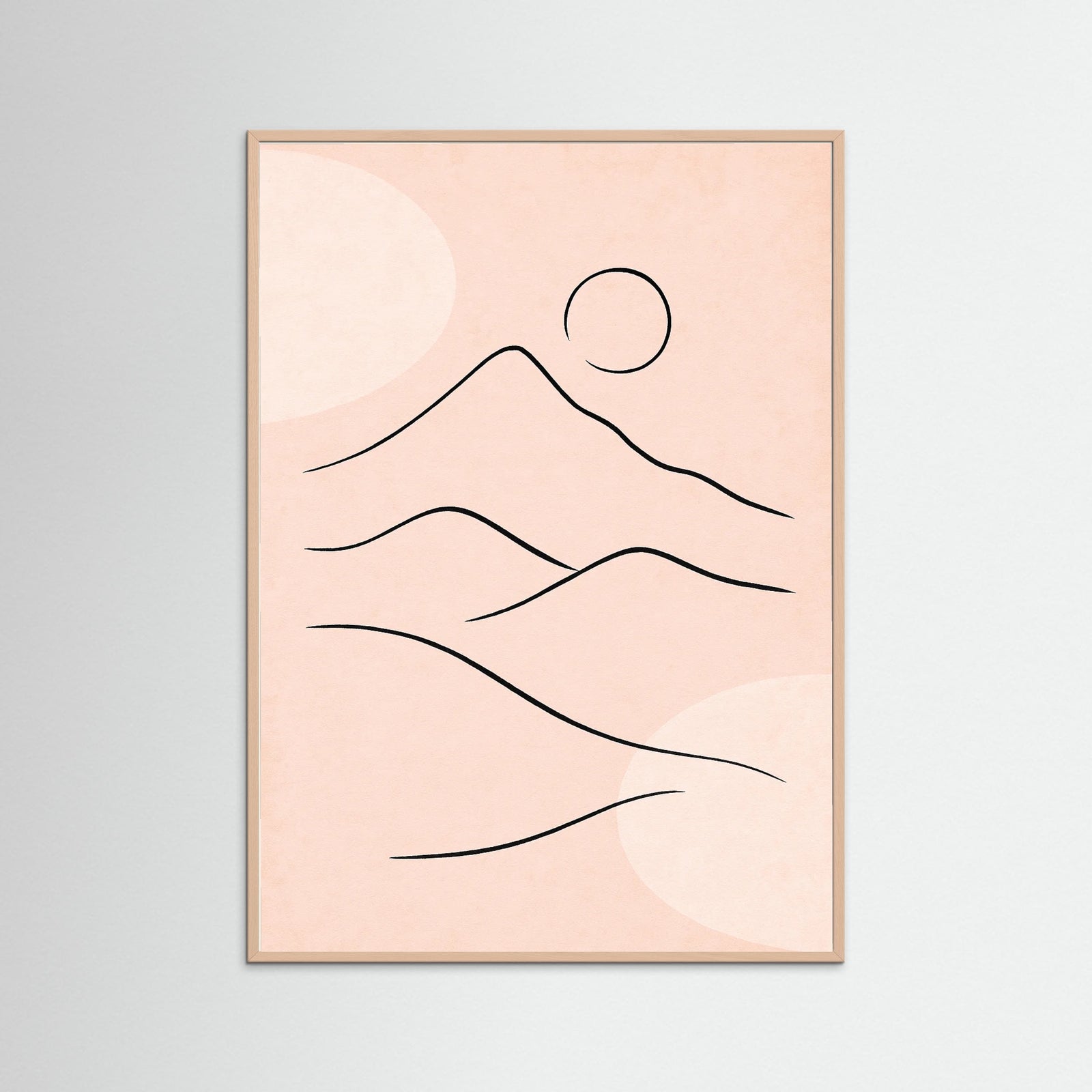 Rose Wood Tranquil Outline